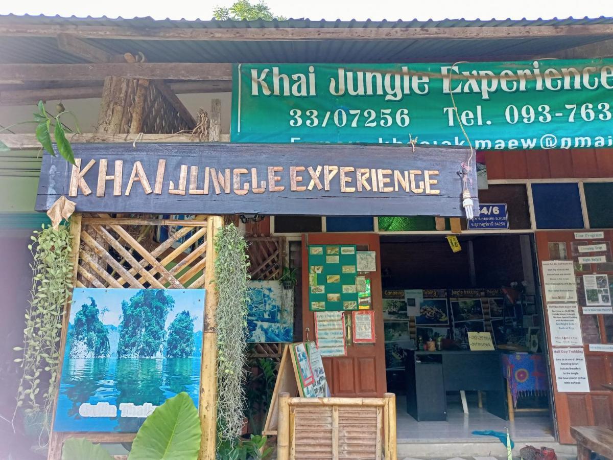 Khai Jungle Experience Camp & Tour Apartment Khao Sok National Park Ngoại thất bức ảnh